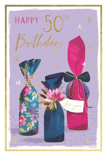 Picture of HAPPY 50TH BIRTHDAY CARD
